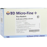 Orifarm GmbH BD MICRO-FINE+ 8 Nadeln 0.25x8mm