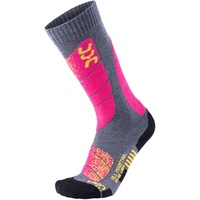 Uyn All Mountain Skisocken Damen medium grey melange/pink 39-40