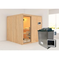 Karibu Rodin inkl. 9 kW Ofen + Steuergerät Easy