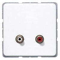 Jung MACD1021WW Multimediaanschlusssystem (Thermoplast bruchsicher) alpinweiß