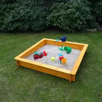 Promadino Sandkasten Tessa mit Abdeckung groß (356/71)