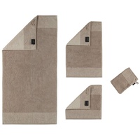 CAWÖ Luxury Home Two-Tone 590 Handtuch 50 x 100