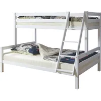 TICAA Etagenbett Maxim 140 x 200 cm Buche massiv