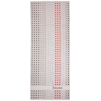 Dyckhoff Karo Saunatuch 80 x 200 cm silber