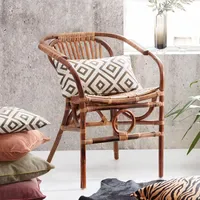SIT Möbel Rattanstuhl Vintage braun