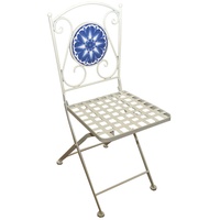 Hti-Living Santorin Metallstuhl 37 x 35 x 88 cm