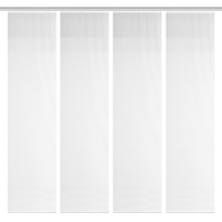 VISION S Schmidt Schiebewand Rom 4er-Set Polyester Weiß 60