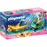 Playmobil Magic Meereskönig mit Haikutsche 70097