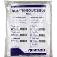 Dr. Junghans MATRATZENSCHUTZBEZUG FOLIE 0.1mm 140x200cm weiss