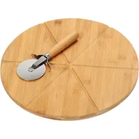 KESPER Pizza-Teller mit Pizza-Schneider, 32 cm