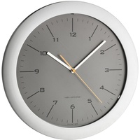 TFA Funk-Wanduhr 60.3512.10 silber/grau