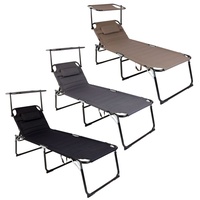 Lex XXL Sonnenliege gepolstert : Beige