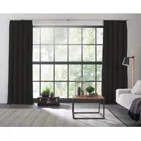 Wirth Dim out Kräuselband 145 x 150 cm schwarz