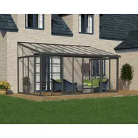 CANOPIA San Remo Alu grau Polycarbonat 3 mm /