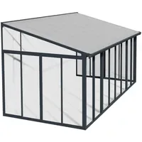 CANOPIA San Remo Alu grau Polycarbonat 3 mm /