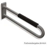 Hewi Serie 801 50.301 Wandstützgriff mit Armpolster anthrazitgrau