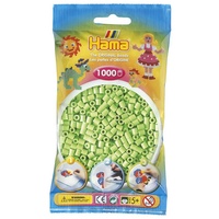 Hama Beutel mit Perlen 1000 St. pastell grün