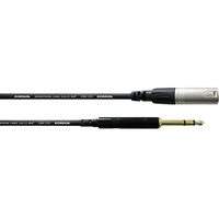 Cordial Mikrofonkabel XLR-Stecker / 6,35mm-Klinken-Stecker stereo 1,5m (CFM 1,5