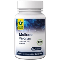 Raab Vitalfood Melisse Baldrian Bio Kapseln 60 St.