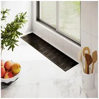 MS Beschläge Heizungsabdeckung 130 x 800mm Braun eloxiert C4