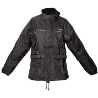 Modeka Regenjacke schwarz M