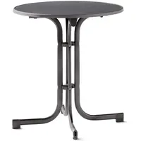 Sieger Boulevard-Klapptisch mit mecalit-Pro-Platte 70 x 70 x 72