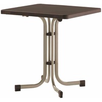 Sieger Boulevard-Klapptisch mit mecalit-Pro-Platte 70 x 70 x 72