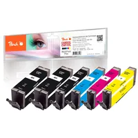 Peach Spar Pack Plus Tintenpatronen XXL kompatibel zu Canon