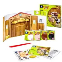 Staedtler FIMO kids Modelliermasse Set Farm 4 Blöcke 42