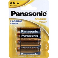 Panasonic Goobay LR6 4-BL Panasonic Power Einwegbatterie Alkali
