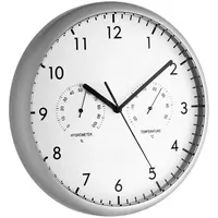 TFA Wanduhr 98.1072 silber