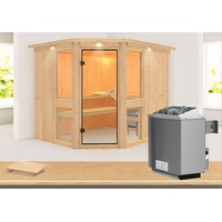 Karibu Amelia 3 inkl. 9 kW Ofen + int.