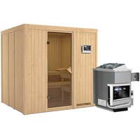 Karibu Sauna Sodin-9kW Ofen inkl.Steuergerät-Ohne Dachkranz