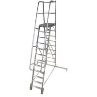 Krause Vario kompakt Podestleiter 12 Stufen 833365