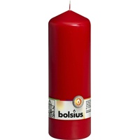 Bolsius Stumpenkerze 20 cm rot