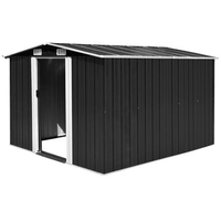 VidaXL Geräteschuppen 2,85 x 2,46 m anthrazit