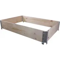 Upyard Palettenrahmen Hochbeet 120 x 80 x 16 cm