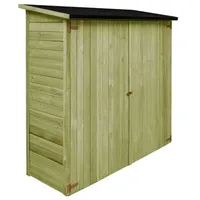 VidaXL Garten-Geräteschuppen 1,82 x 0,76 x 1,75 m imprägniert