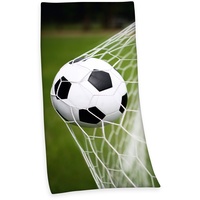 Herding Fußball Velourstuch, 75x150 cm,