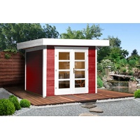 Weka Designhaus 126+ 2,95 x 2,10 m rot