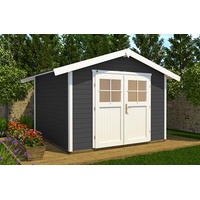 Weka Gartenhaus 122 2,40 x 2,05 m anthrazit
