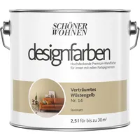 Schöner Wohnen Designfarben 2,5 l verträumtes wüstengelb