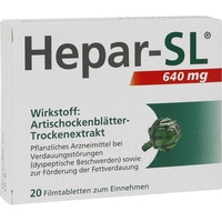 Klosterfrau Hepar-SL 640 mg Filmtabletten 20 St.