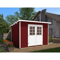 Weka Gartenhaus 219 3,00 x 2,95 m schwedenrot