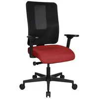 TOPSTAR Sitness Open X Deluxe Netz mit Armlehnen burgundrot/schwarz