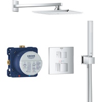 Grohe Grohtherm Cube Duschsystem Unterputz mit Rainshower Allure 230