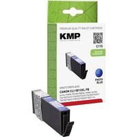 KMP Tinte ersetzt Canon CLI-581PB XXL Kompatibel Blau C115