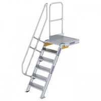 Günzburger MUNK Aluminium-Treppe Plattform 60° 6 Stufen