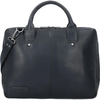 Plevier Navigator Tacan Aktentasche Leder 36 cm Laptopfach schwarz