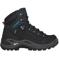 Lowa Renegade GTX Mid Ws Slim asphalt/türkis 40